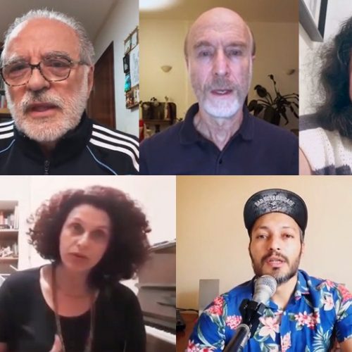 Maestro, atores e artistas participam do V episódio da 'Tirania da minúscula coroa: Covid'