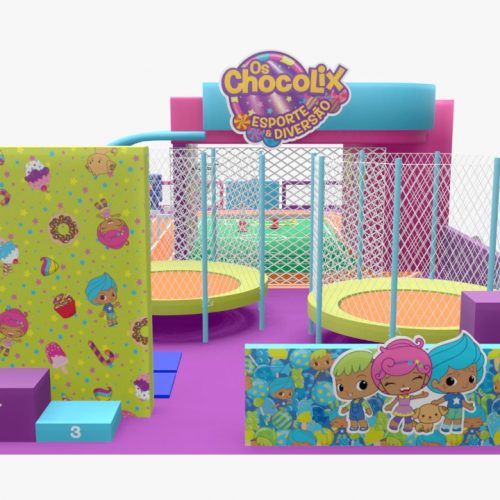"Os Chocolix", ganha arena de esportes em shopping de Campinas