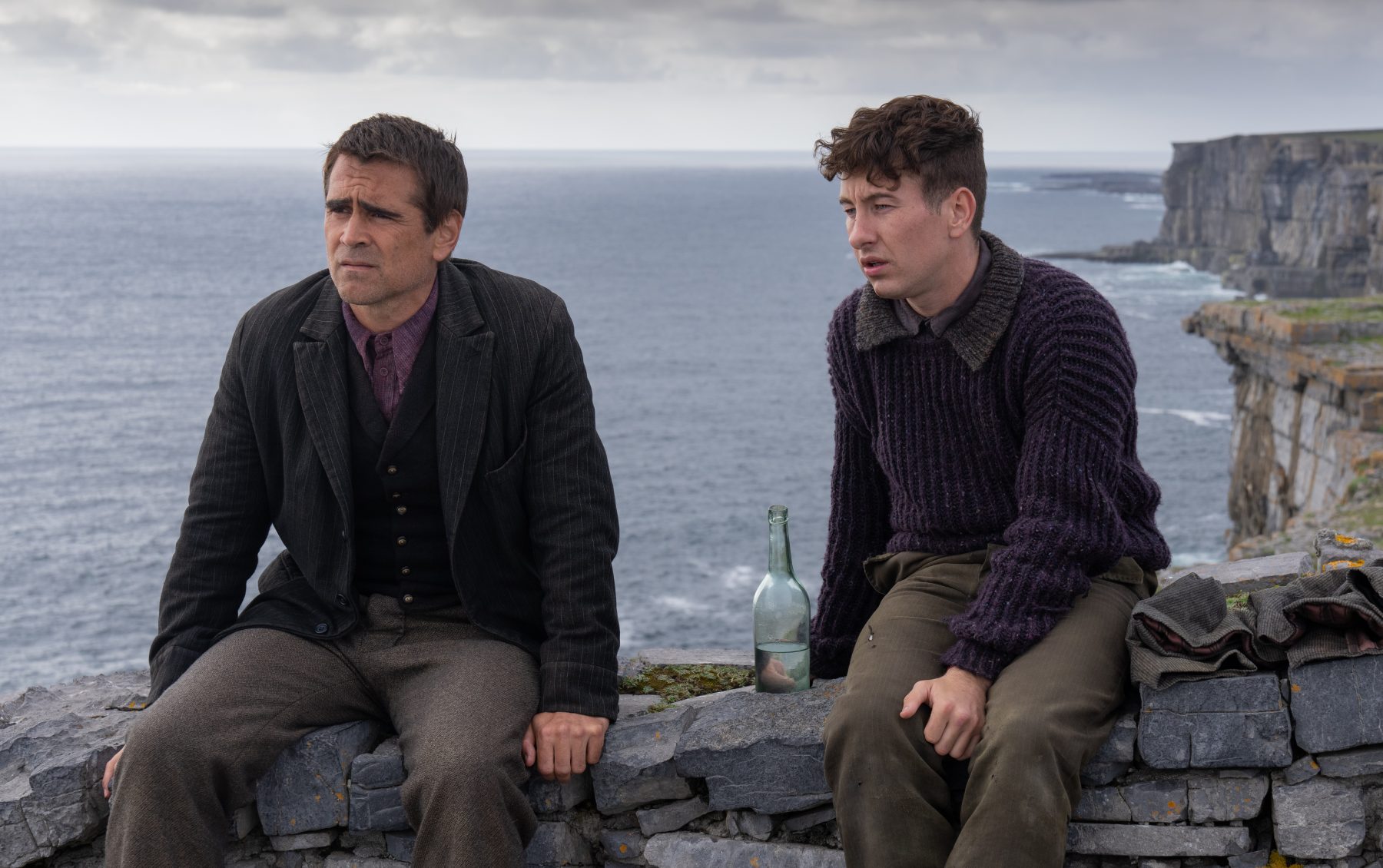 Colin Farrell and Barry Keoghan in the film THE BANSHEES OF INISHERIN. Photo by Jonathan Hession.