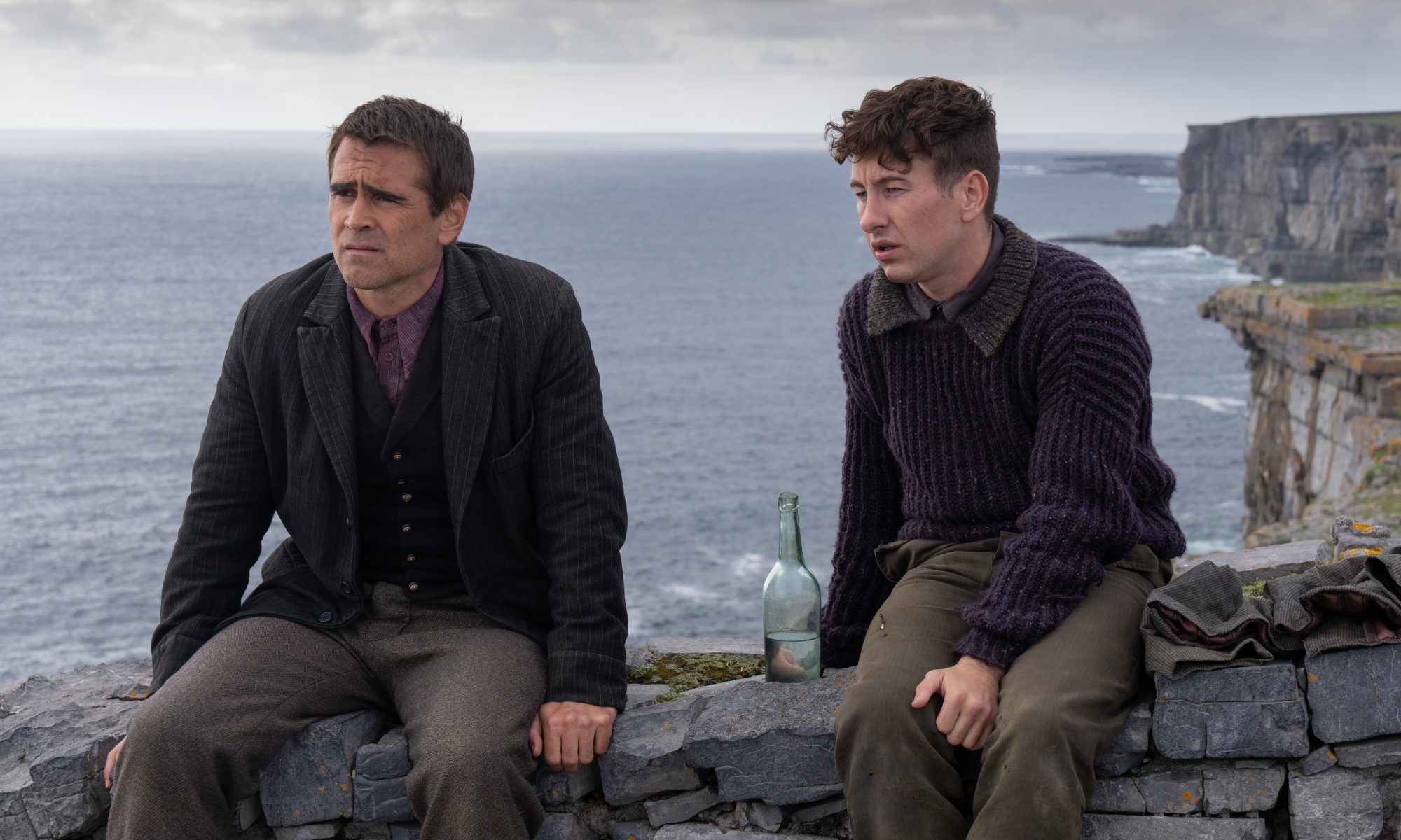Colin Farrell and Barry Keoghan in the film THE BANSHEES OF INISHERIN. Photo by Jonathan Hession.