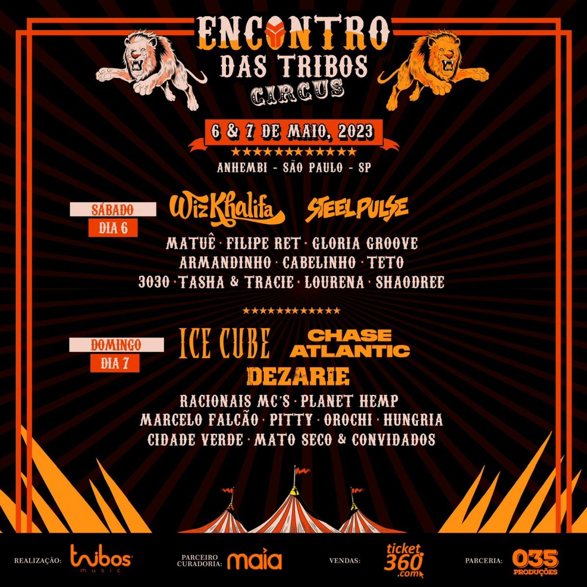 Confira O Line Up Do Festival Encontro Das Tribos Acesso Cultural